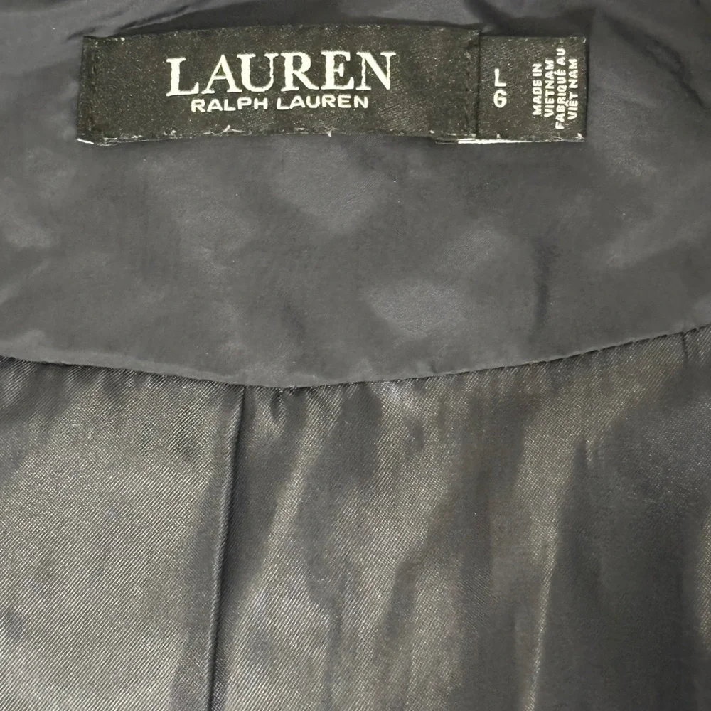 Polo Ralph Lauren Black Quilted Jacket with Brown Details-women’s - Picture 7 of 13